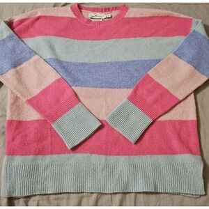 Vineyard Vines Stella Cashmere Crewneck Sweater Women's Stripe New Sz XS